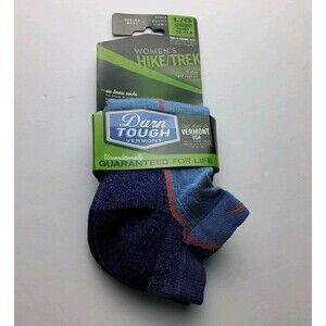 Darn Tough Women's Hike Wool Blend 1961 No Show Lt Cushion Socks Size L 10-11.5